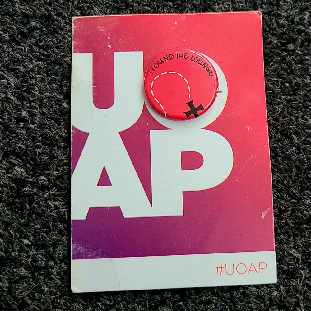 Universal Studios Annual Passholder UOAP I Found The Lounge Pin Button 2021